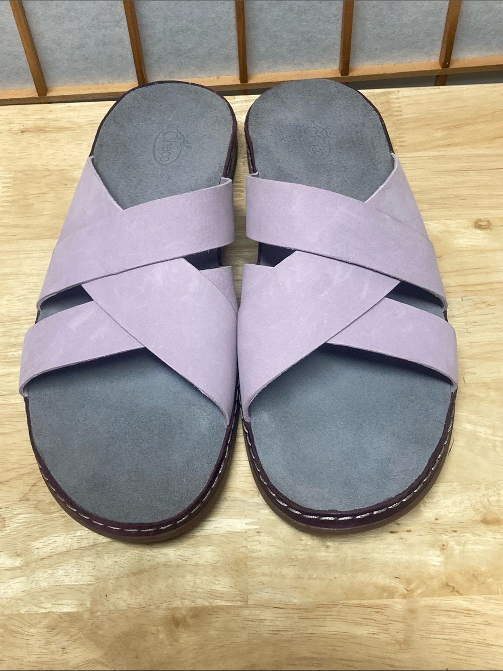 Chaco Women's Wayfarer Sandal Casual Leather Slides Size 10 Mauve
